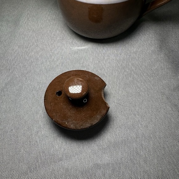 Sadler‎ Brown Betty Ceramic Striped Teapot Staffordshire England - Picture 5 of 8